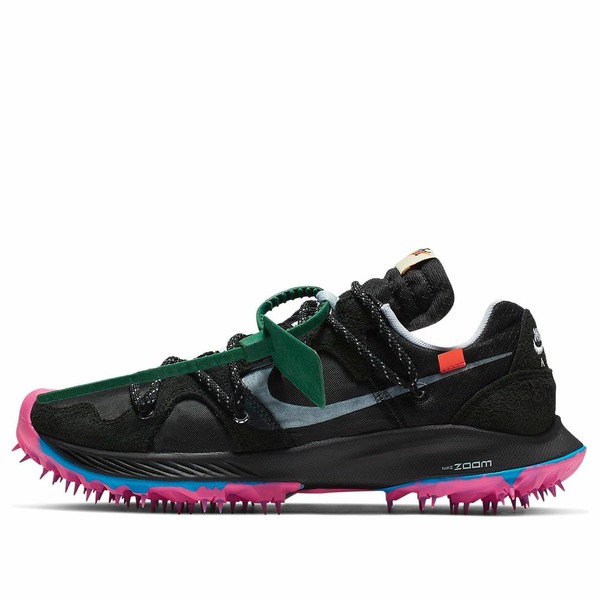Nike ナイキ レディース スニーカー Black/Metallic Silver-White-Pink Blast 【(WMNS) Nike x Off-White Air Zoom Terra Kiger 5 \u0027Athlete インチ Progress - Black\u0027 CD8179-001】  大きさ US_W_10.5