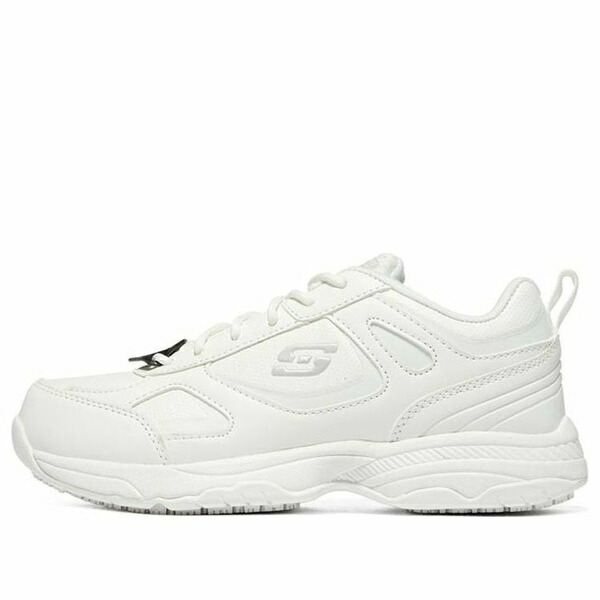Skechers スケッチャーズ レディース スニーカー White 【(WMNS) Skechers Work Relaxed Fit Dighton SR White 77200-WHT】  サイズ US_6.5(23.5cm)