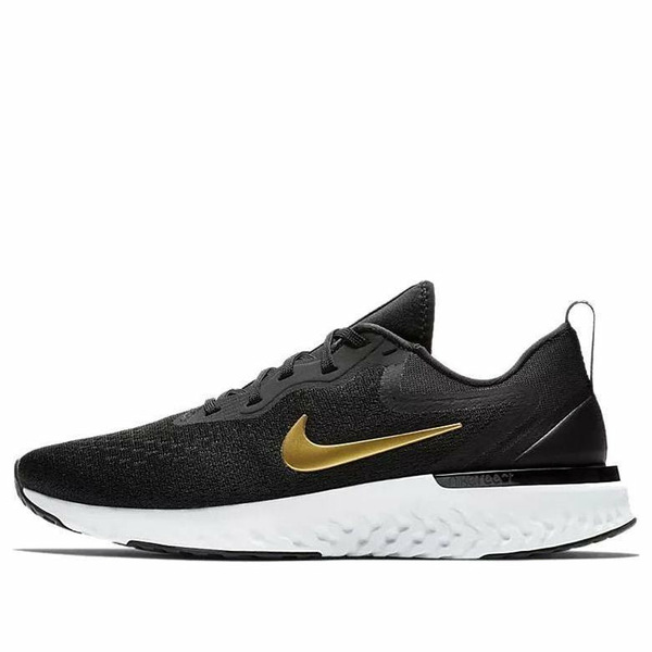 Nike ナイキ レディース スニーカー Black/Metallic Gold-Vast Grey 【(WMNS) Nike Odyssey React 'Black Metallic Gold' AO9820-011】 サイズ US_5(22.0cm)｜asty