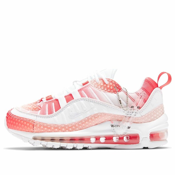Nike ナイキ レディース スニーカー White/Red 【(WMNS) Nike Air Max 98 \u0027Bubble Pack - Track Red\u0027 CI7379-600】  大きさ US_6.5(23.5糎)