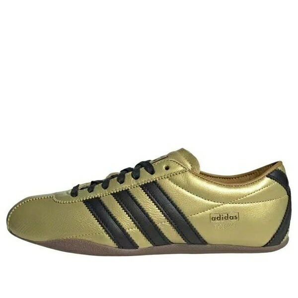 adidas アディダス レディース スニーカー Gold Metallic/Core Black/Preloved Bronze 【(WMNS) adidas Tokyo \u0027Gold Metallic Core Black\u0027 JQ2156】  大きさ US_8.5(25.5糎)