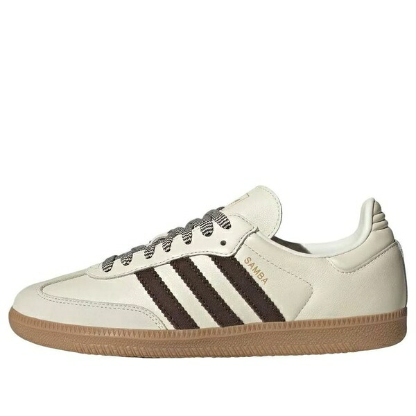 adidas アディダス レディース スニーカー Off White/Dark Brown/Gum 【(WMNS) adidas Samba OG 'Off White Dark Brown' JS3181】 サイズ US_7.5(24.5cm)|asty