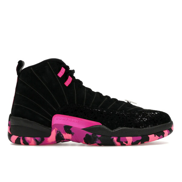 Jordan ジョーダン メンズ スニーカー  【Jordan 12 Retro Doernbecher (2017)】  大いさ US_12(30.0糎) Black/Pink Blast-Hyper Violet
