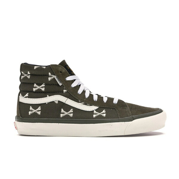 Vans バンズ メンズ スニーカー  【Vans Sk8-Hi WTAPS Olive Crossbones】  大いさ US_10.5(28.5糎) Olive