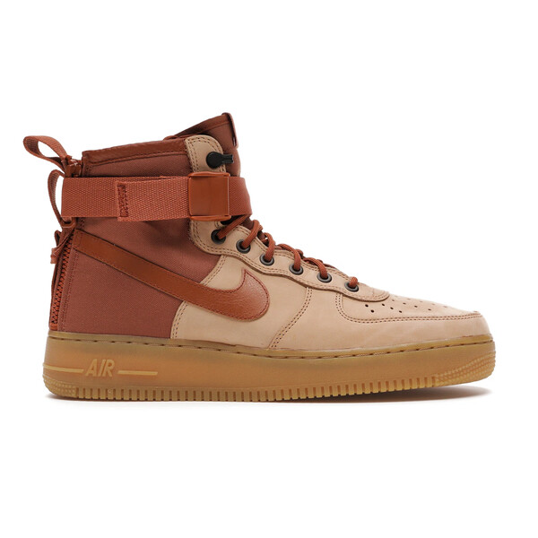 Nike ナイキ メンズ スニーカー  【Nike 空想科学小説 Air Force 1 Mid Premium Praline】  大きさ US_7.5(25.5糎) Praline/Gum Light Brown/Dark Russet