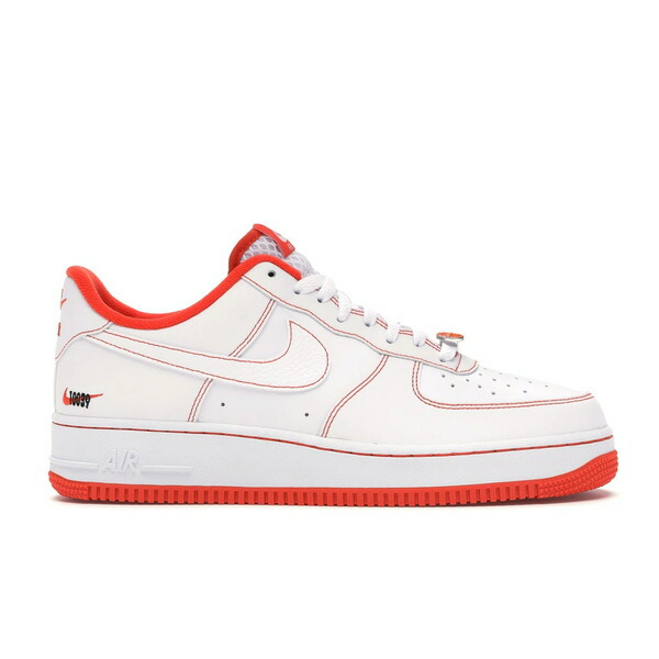 Nike ナイキ メンズ スニーカー  【Nike Air Force 1 Low Rucker Park (2020)】  大いさ US_6(24.0糎) White/Black-Team Orange