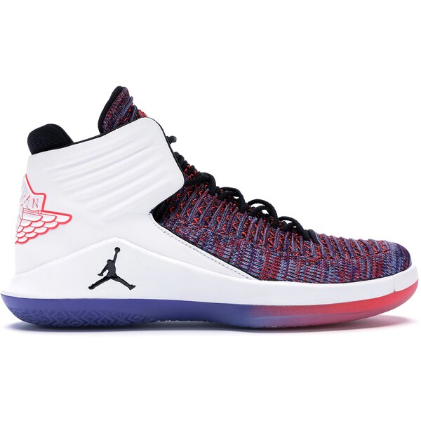 Jordan ジョーダン メンズ スニーカー  【Jordan XXXII Finale】  大いさ US_8(26.0糎) White/Black-Court Purple-University Blue