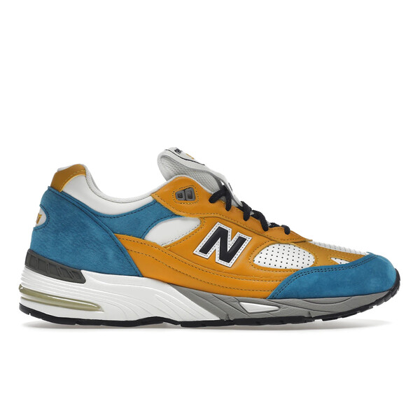 New Balance ニュー平衡にする メンズ スニーカー  【New Balance 991 MiUK SNS Blue Yellow】  大いさ US_M_13 Yellow/Blue/White/Grey