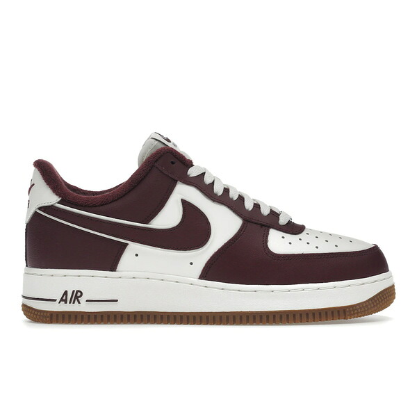 Nike ナイキ メンズ スニーカー  【Nike Air Force 1 Low College Pack Night Maroon】  大きさ US_M_14 Sail/Night Maroon-Gum Medium Brown