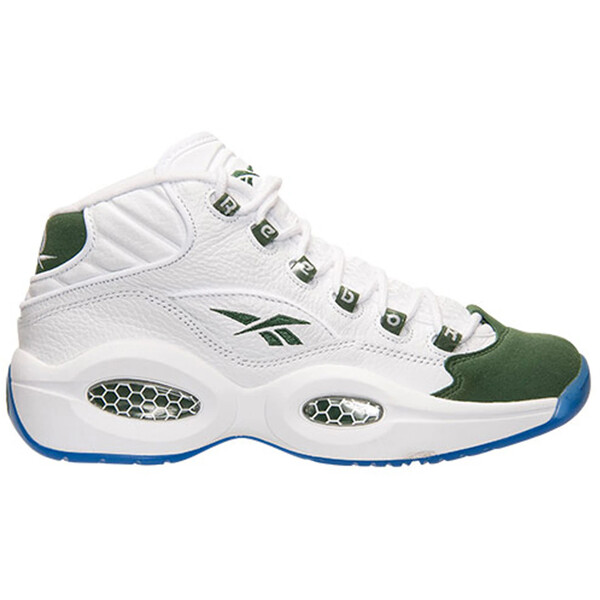 Reebok リーボック メンズ スニーカー  【Reebok Question Mid Michigan State (2015)】  大きさ US_10.5(28.5珊) White/Racing Green