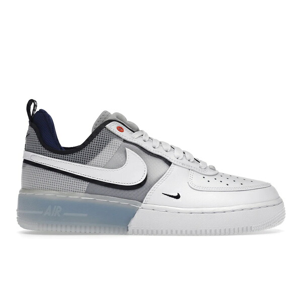 Nike ナイキ メンズ スニーカー  【Nike Air Force 1 Low React Split White Photo Blue】  大きさ US_6(24.0糎) White/White-Light Photo Blue