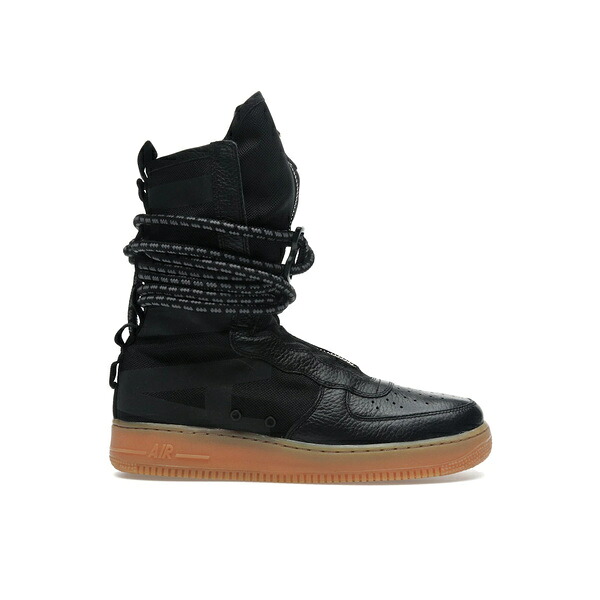 Nike ナイキ メンズ スニーカー  【Nike 空想科学小説 Air Force 1 High Black Gum】  大きさ US_11(29.0珊) Black/Black-Gum Medium Brown