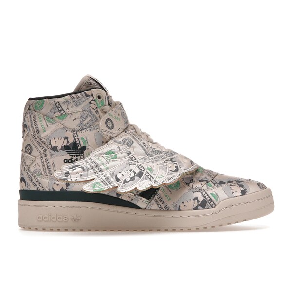 adidas アディダス メンズ スニーカー  【adidas Forum Wings 1.0 Jeremy Scott Money】  大いさ US_M_13 Clear Brown/Green Night/Clear Brown