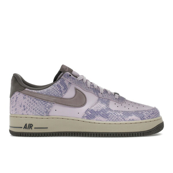 Nike ナイキ メンズ スニーカー  【Nike Air Force 1 Low Purple Snakeskin】  大きさ US_M_14 Doll/Taupe Grey-Cave Stone