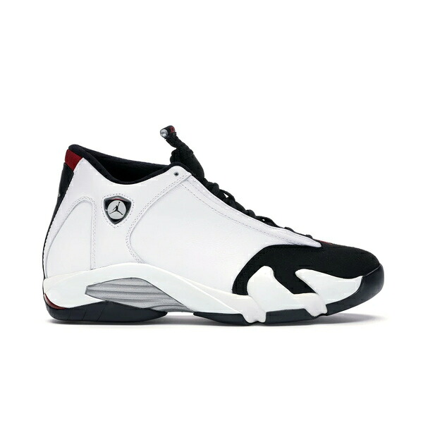 Jordan ジョーダン メンズ スニーカー  【Jordan 14 Retro Black Toe (2014)】  大きさ US_8.5(26.5珊) White/Black-Varsity Red-Metallic Silver