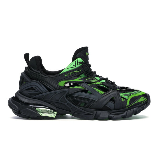 Balenciaga バレンシアガ メンズ スニーカー  【Balenciaga Track.2 Black Green】  大きさ US_8(26.0糎) Black/Green