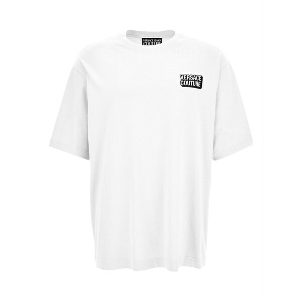 呼びりん探し回る メンズ ティーシャツ トップス Logo-plaque t-shirt White メンズファッション-トップス