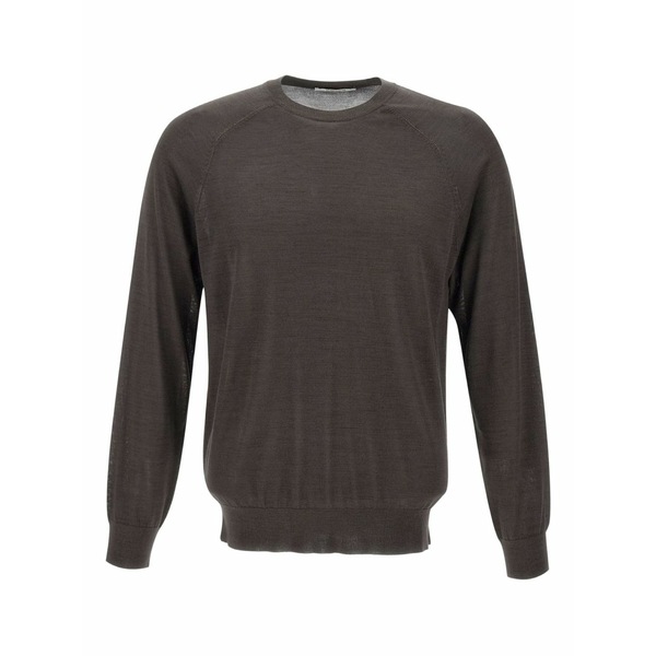 カングラ  メンズ ニット\u0026セーター アウター Crew-neck sweater  Brown