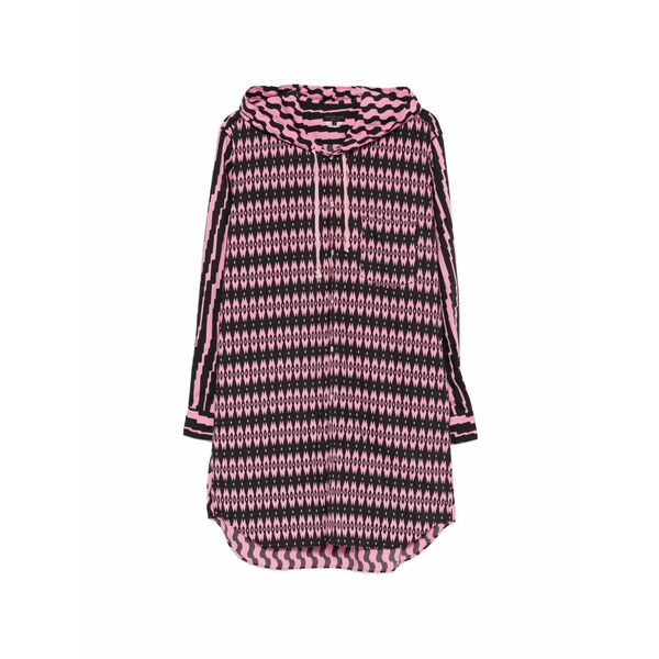 コムデギャルソン メンズ シャツ トップス Printed hooded shirt Black|asty