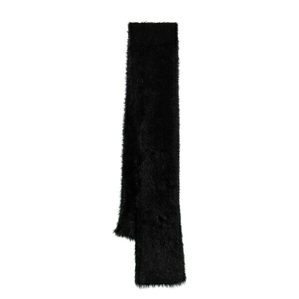 米国海兵隊員 独居室 メンズ えり巻き・袈裟・えり巻き 付属物 Crescent moon-embroidered scarf Black