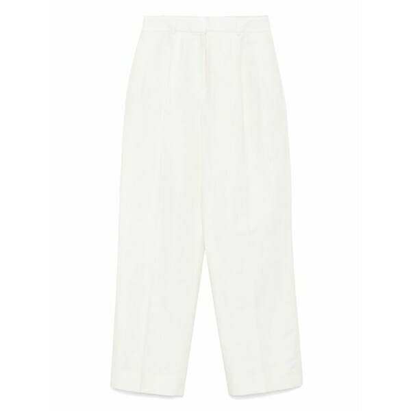 カルバンクライン レディース カジュアルパンツ ボトムス Pleat-detail trousers Neutrals|asty