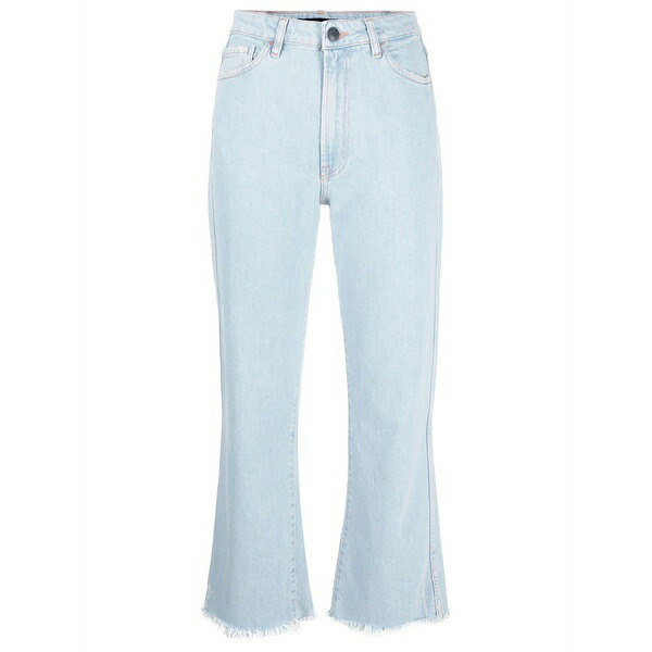 スリーバイワン レディース デニムパンツ ボトムス Emma cropped flared jeans Blue｜asty