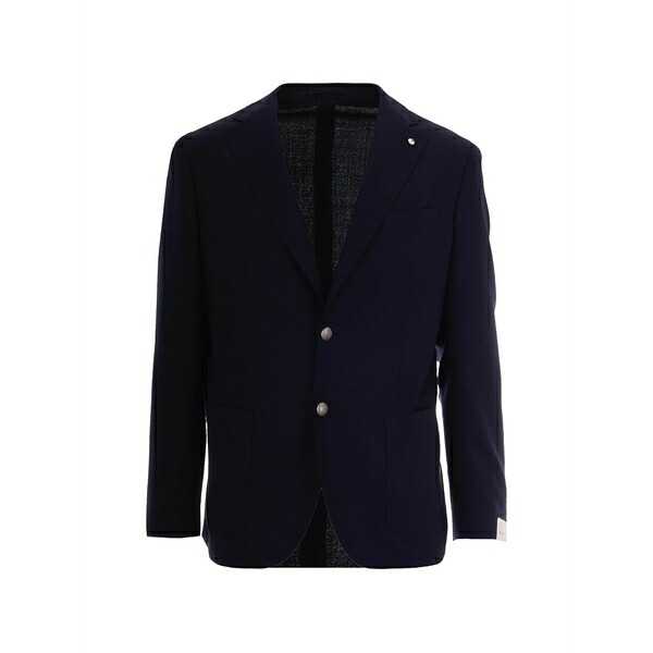 エルビーエム1911 メンズ ジャケット＆ブルゾン アウター Single-breasted blazer Blue｜asty