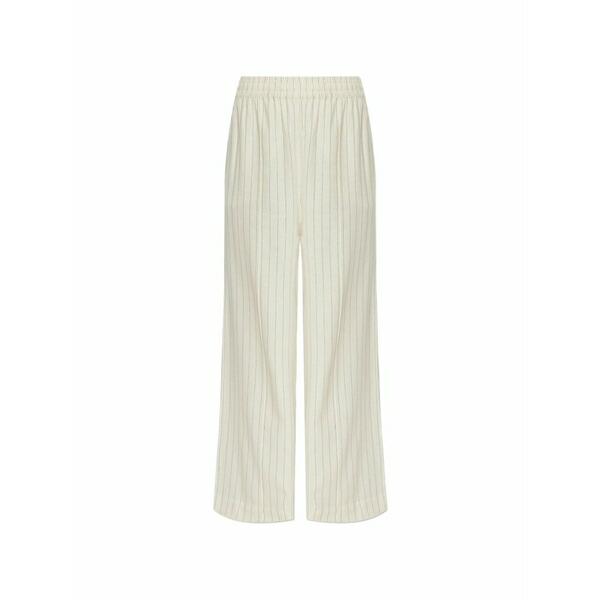 ゲタス レディース カジュアルパンツ ボトムス Pinstripe elasticated trousers Neutrals