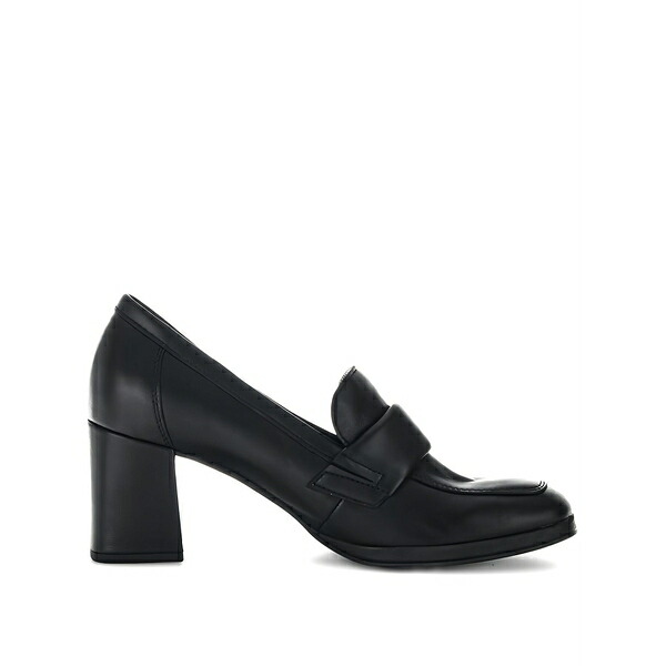 ガどんぶり鉢 レディース パンプス シューズ Block-heel pumps Black