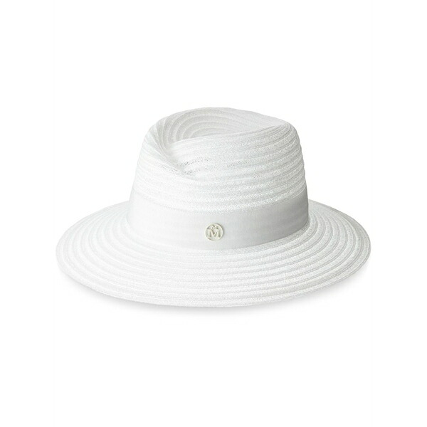 メゾンミッシェル レディース 帽子 アクセサリー Virginie hat White|asty