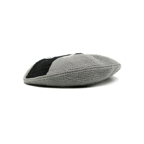 ボーディ メンズ かぶり笠 佩び物 Racoon wool beret Grey