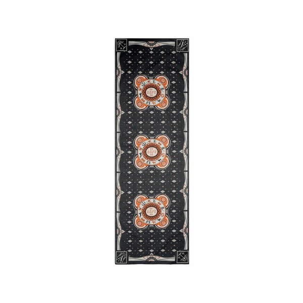 フォルテラ メンズ えり巻き・袈裟・えり巻き 付属物 Printed scarf Black