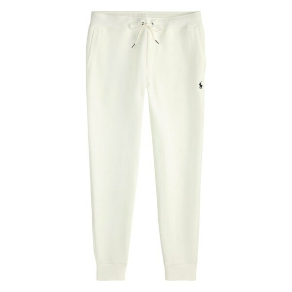 ラルフローレン メンズ 心地よいズボン下 ボトムス Double-knit track pants White