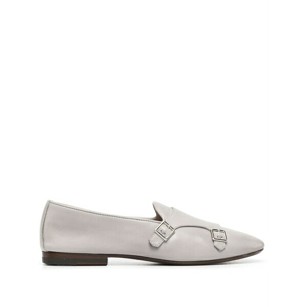 ヘンダーソン・ブラッコ レディース スリッポン・ローファー シューズ Buckle-detail leather loafers Grey