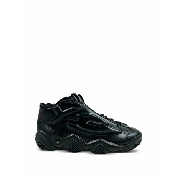 ワイスリー メンズ スニーカー シューズ Megaball leather sneakers Black