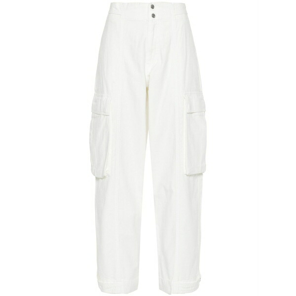 フレーム レディース カジュアルパンツ ボトムス Wide-leg cargo trousers White｜asty 52,680円