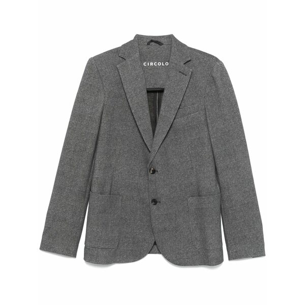 チルコロ1901 メンズ 上衣＆上衣 アウター Checked blazer Grey