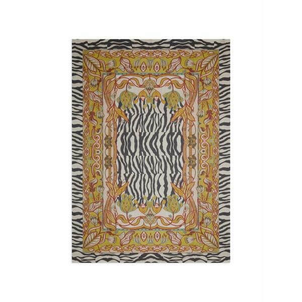 ピエール＝ルイ・マシア メンズ えり巻き・袈裟・えり巻き 付属物 Hawnbci zebra-pattern-trim scarf Neutrals