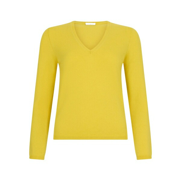マロ レディース プルオーバー トップス V-neck tp Yellow