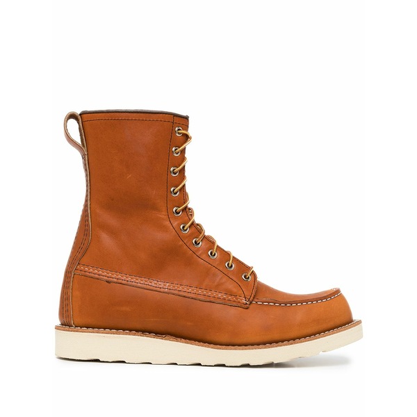 レッドウィング メンズ ブーツ シューズ Ankle lace-up fastening boots Brown