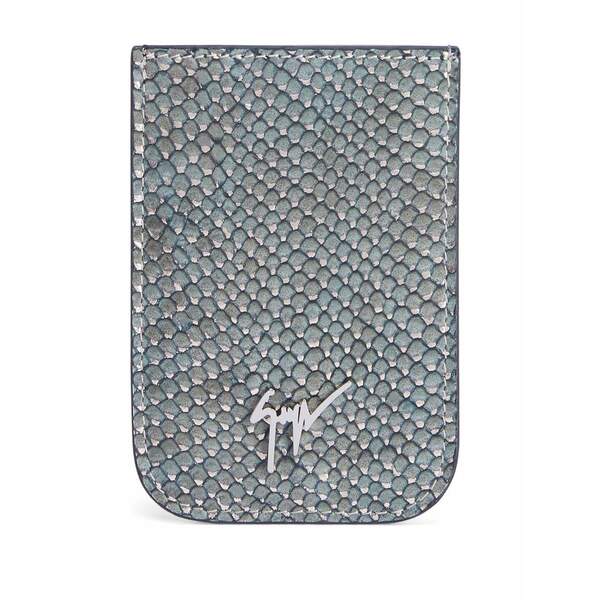 ジュゼッペザノッティ メンズ 財布 アクセサリー Albert card holder Blue|asty