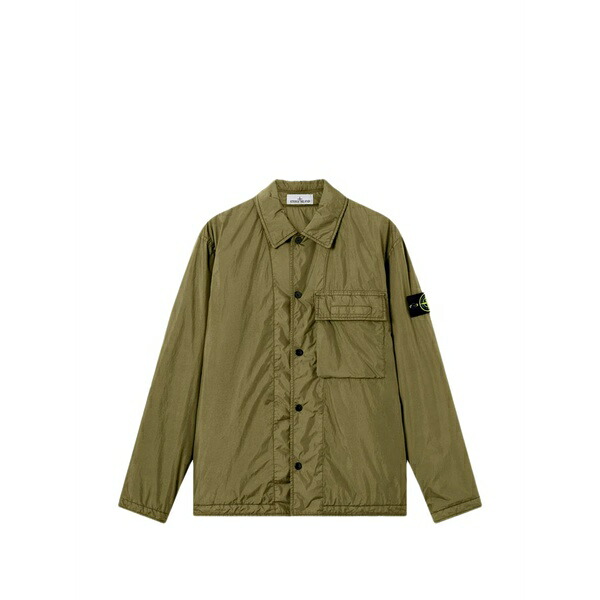 ストーンアイランド メンズ ジャケット＆ブルゾン アウター Chest-pocket jacket Green｜asty