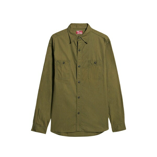 フォルテラ メンズ シャツ トップス Otero cotton shirt Green｜asty