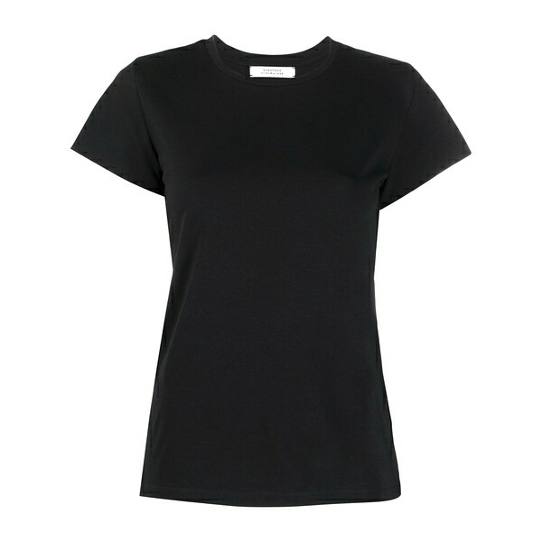ドロシーシューマッハ レディース Tシャツ トップス Shortsleeved crewneck t-shirt Black｜asty