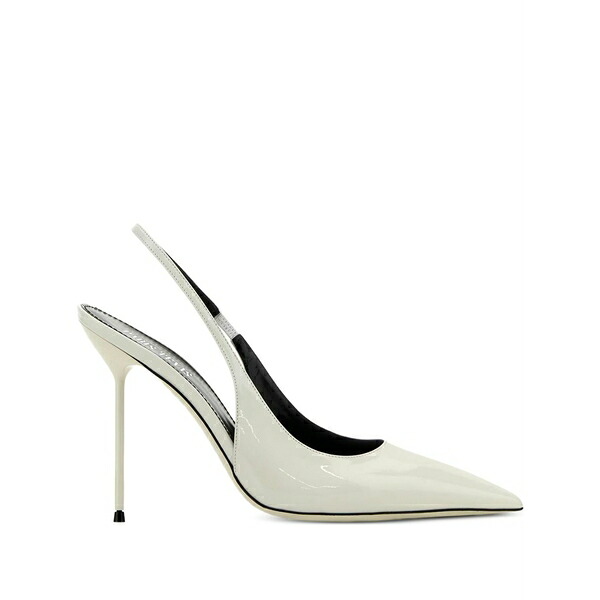 パリテキサス レディース パンプス シューズ 105mm lidia slingback pumps White｜asty