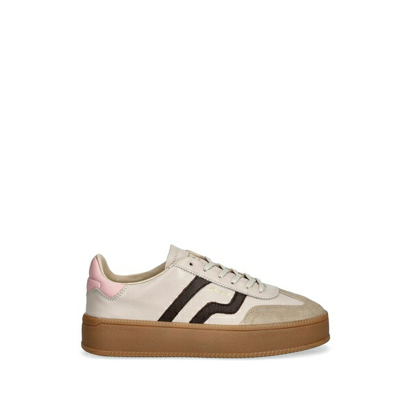 ガント レディース スニーカー シューズ Cuzmani suede stripe sneakers Neutrals｜asty