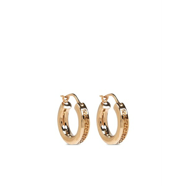 ヴェルサーチ メンズ ピアス・イヤリング 付属物 Greca hoop earrings Gold