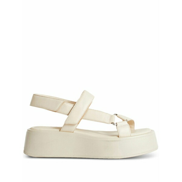バガボンド レディース サンダル シューズ 50mm leather platform sandals White