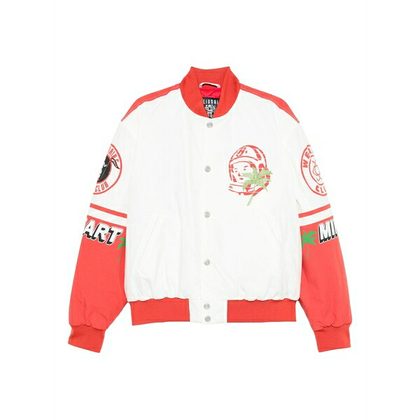 ビリオネアボーイズクラブ メンズ ジャケット＆ブルゾン アウター Graphic-print bomber jacket White｜asty 68,090円