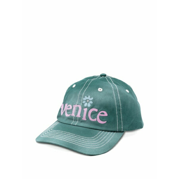 エアル メンズ 帽子 アクセサリー Embroidered baseball cap Green